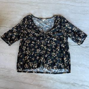 Pull & Bear Floral Shirt